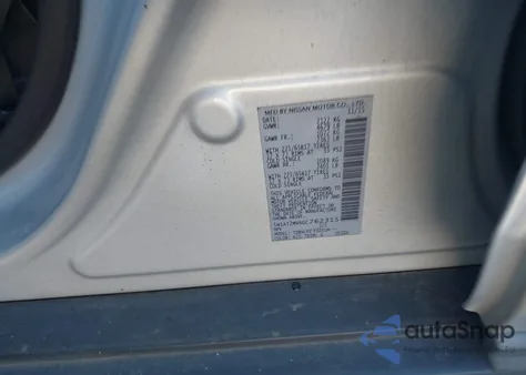 2016 Nissan Rogue S/Sl/Sv z USA, uszkodzony, nr VIN 5N1AT2MV6GC762315